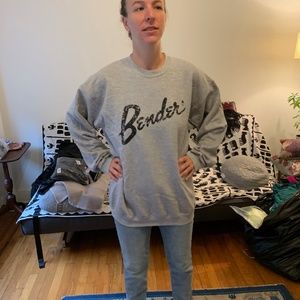 NWOT BENDER Sweatshirt by PETALS + PEACOCKS, L